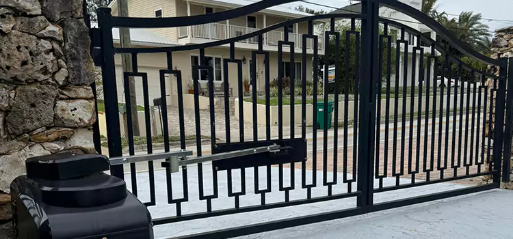 Swing Gate Opener with Keypad Manhattan Beach